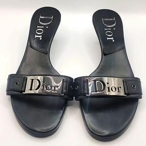 Dior Street Chic Leather Kitten Heel